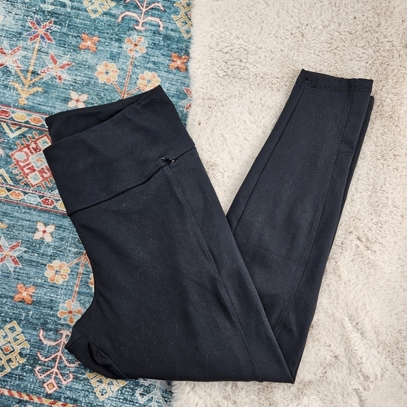 Danskin 7/8 Zip Pocket Legging Black Large - Picture 1 of 7